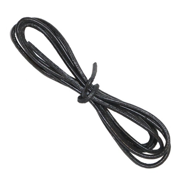 Nahkanauha Koru Py&ouml;re&auml; Musta