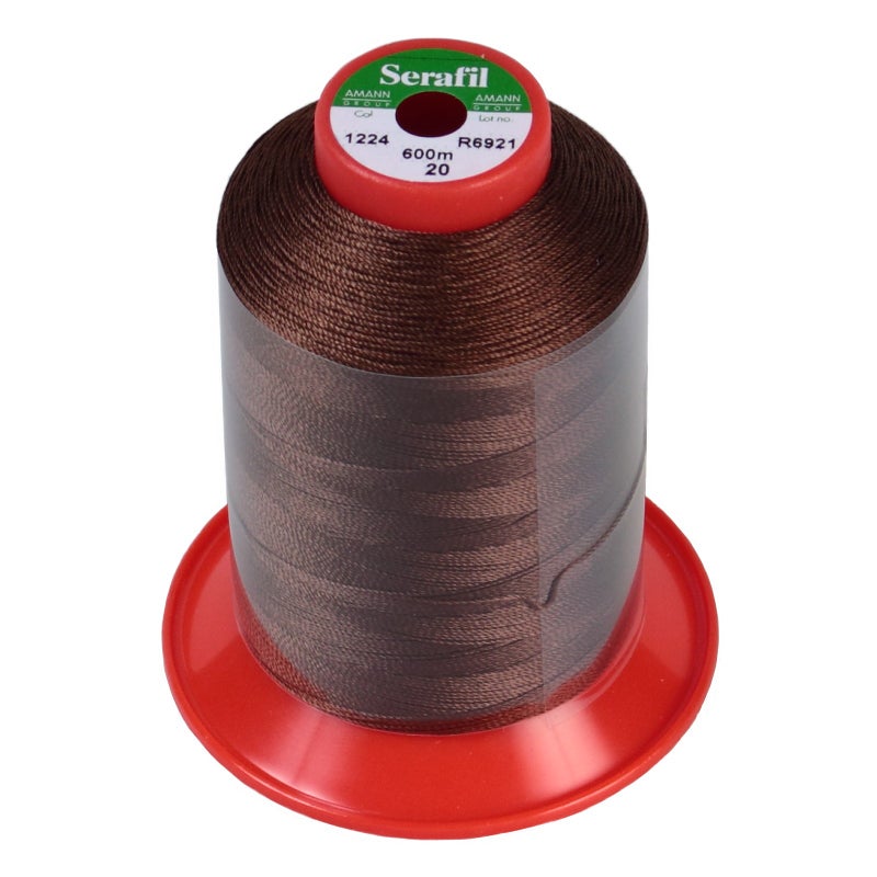Serafil 20/600m 1224 T.ruskea