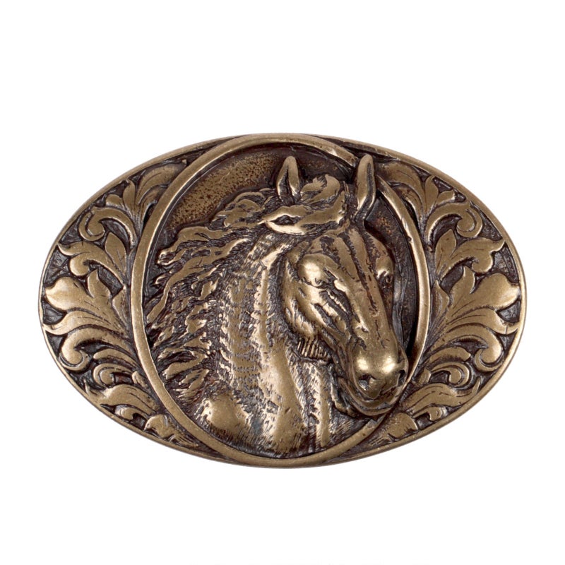 Vy&ouml;nsolki 40mm Old Brass "Hevonen"
